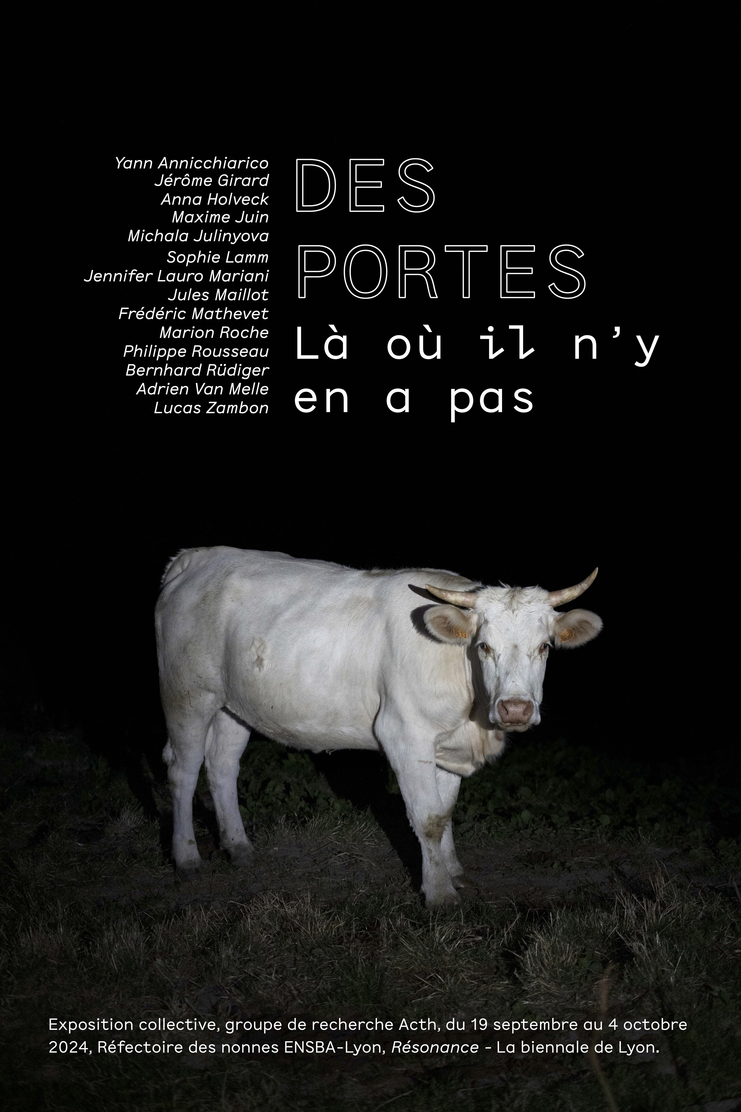 Des portes l&agrave; o&ugrave; il n'y en a pas - R&eacute;sonance Biennale de Lyon